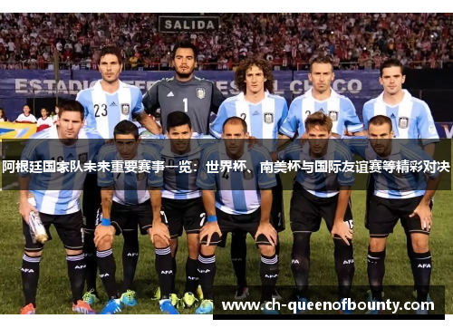 阿根廷国家队未来重要赛事一览：世界杯、南美杯与国际友谊赛等精彩对决